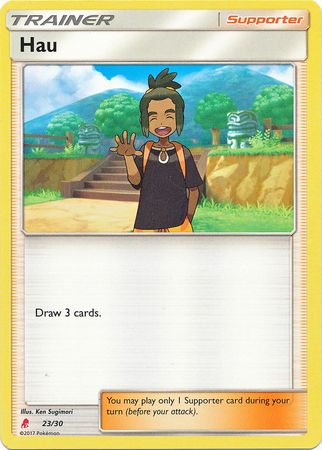 Hau (23/30) [Sun & Moon: Trainer Kit - Lycanroc] | Total Play