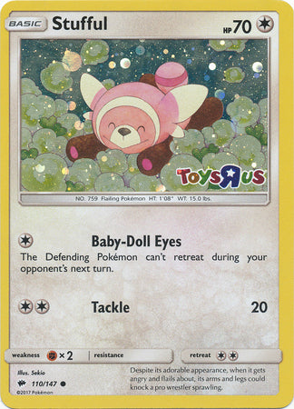 Stufful (110/147) (Toys R Us Promo) [Sun & Moon: Burning Shadows] | Total Play