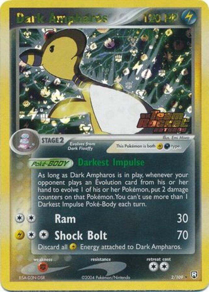 Dark Ampharos (2/109) (Stamped) [EX: Team Rocket Returns] | Total Play