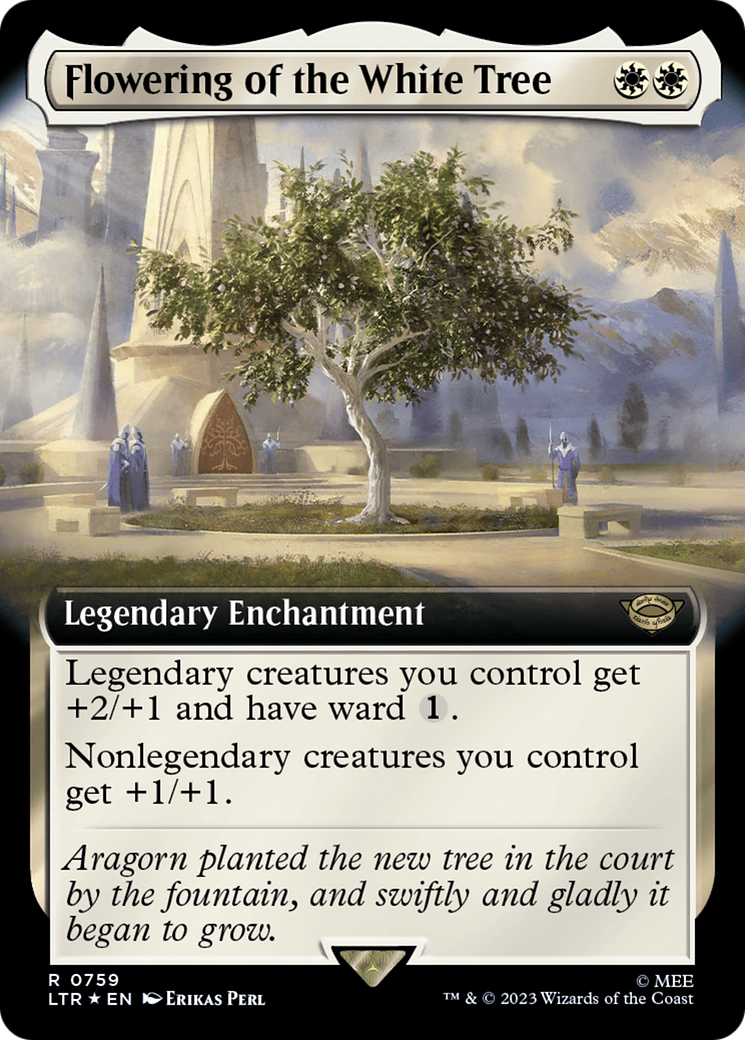 Flowering of the White Tree (Extended Art) (Surge Foil) [The Lord of the Rings: Tales of Middle-Earth] | Total Play