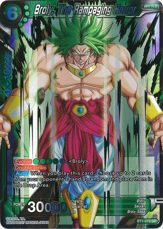 Broly, The Rampaging Horror (BT1-073) [Galactic Battle] | Total Play