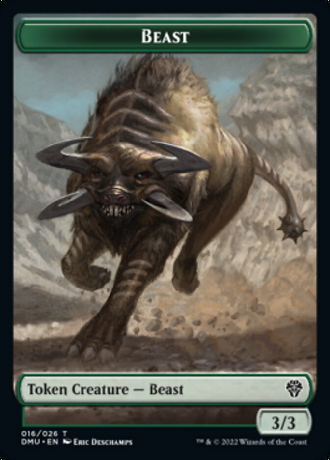 Beast Token [Dominaria United Tokens] | Total Play