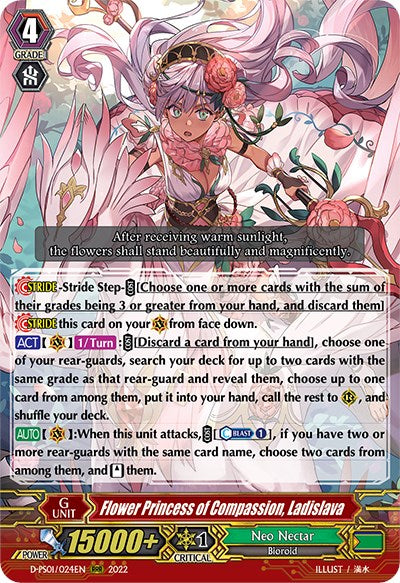 Flower Princess of Compassion, Ladislava (D-PS01/024EN) [P Clan Collection 2022] | Total Play