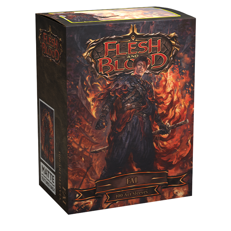 Dragon Shield: Standard 100ct Art Sleeves - Flesh and Blood (Fai) | Total Play