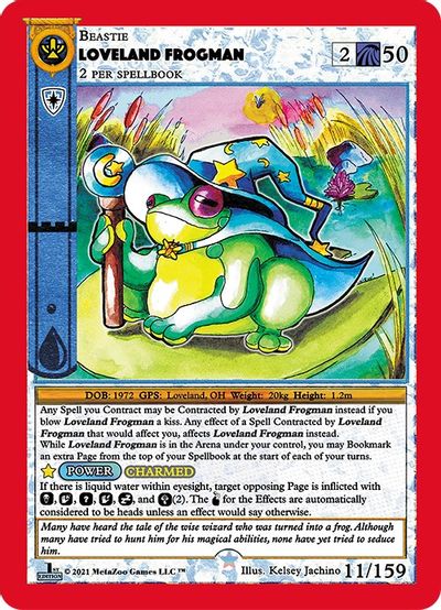 Loveland Frogman [Cryptid Nation: First Edition] | Total Play