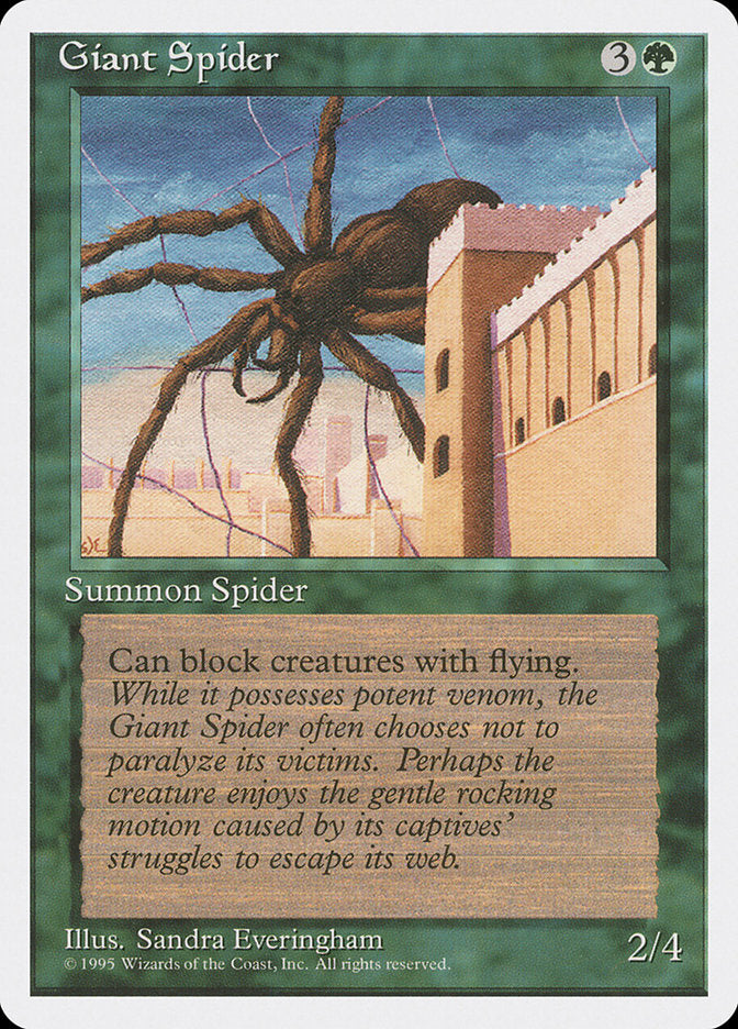 Giant Spider [Fourth Edition] | Total Play