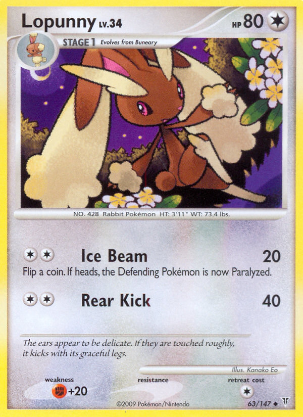 Lopunny (63/147) [Platinum: Supreme Victors] | Total Play