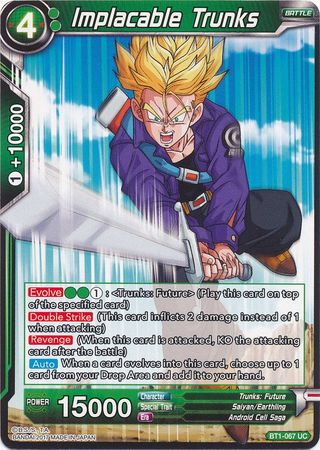 Implacable Trunks (BT1-067) [Galactic Battle] | Total Play