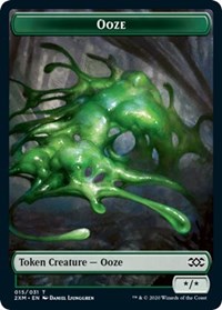 Ooze // Wurm (030) Double-Sided Token [Double Masters Tokens] | Total Play