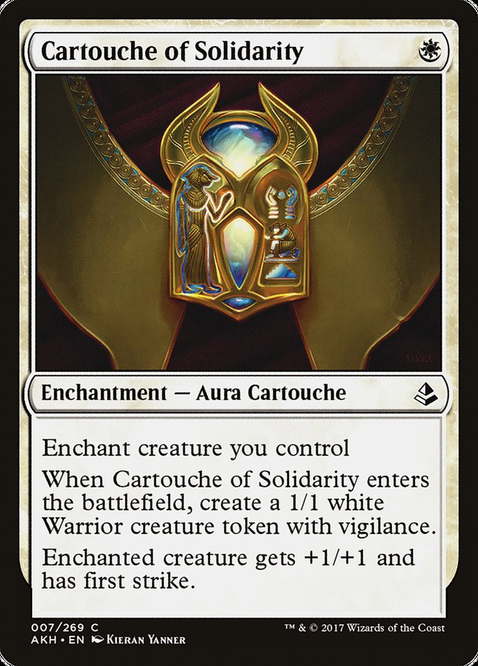 Cartouche of Solidarity [Amonkhet] | Total Play