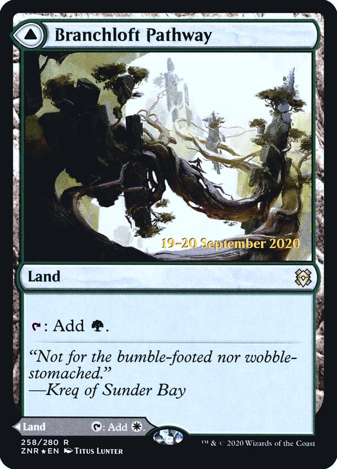 Branchloft Pathway // Boulderloft Pathway [Zendikar Rising Prerelease Promos] | Total Play