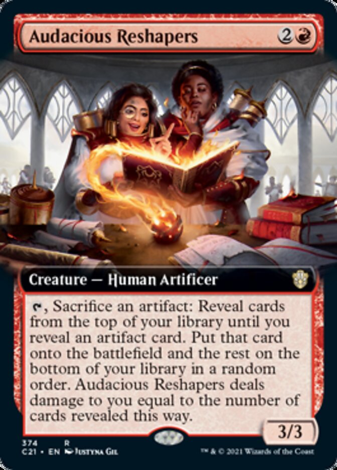 Audacious Reshapers (Extended Art) [Commander 2021] | Total Play