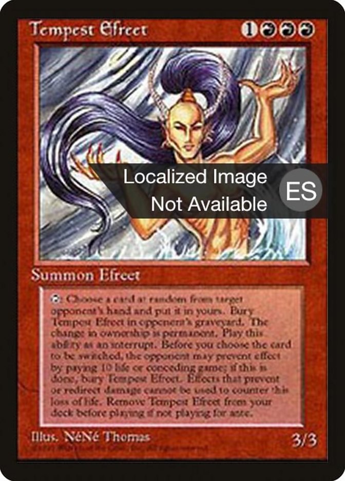 Tempest Efreet [Fourth Edition (Foreign Black Border)] | Total Play