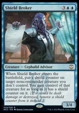 Shield Broker (Promo Pack) [Streets of New Capenna Commander Promos] | Total Play