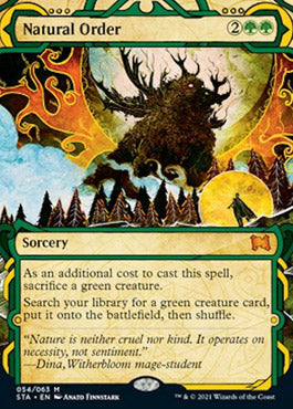 Natural Order (Foil Etched) [Strixhaven: School of Mages Mystical Archive] | Total Play