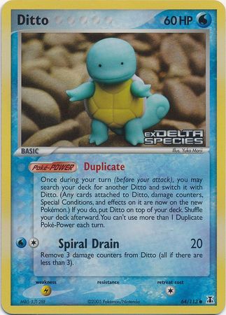 Ditto (64/113) (Stamped) [EX: Delta Species] | Total Play
