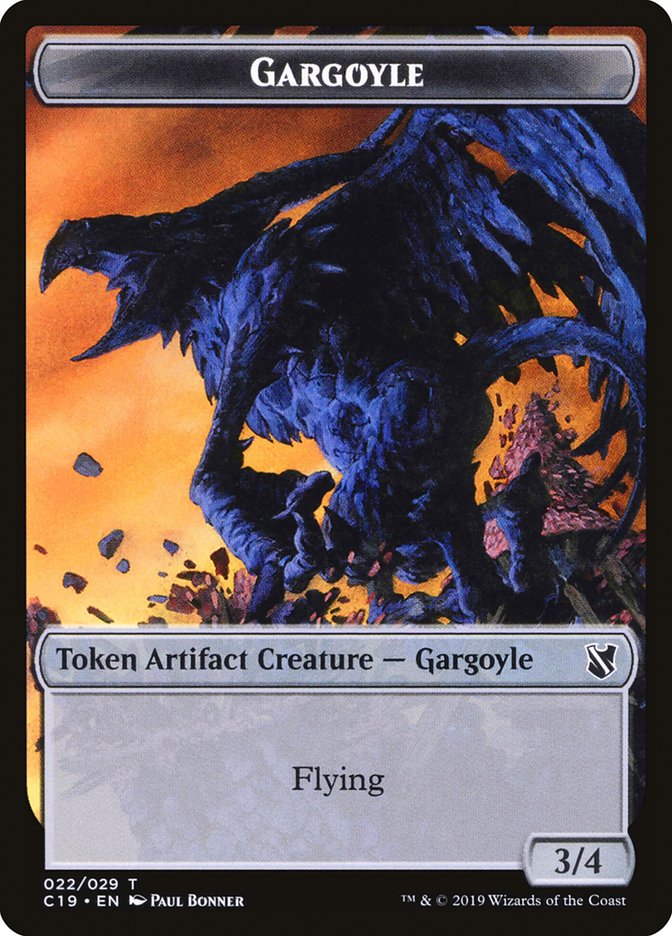 Gargoyle Token [Commander 2019 Tokens] | Total Play