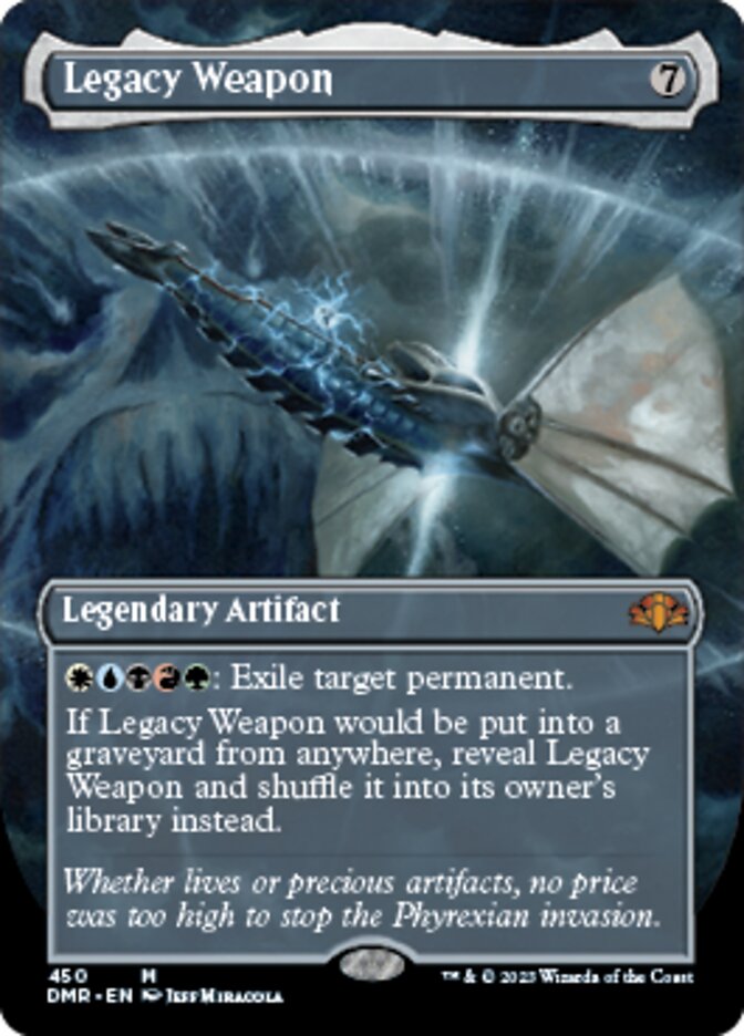 Legacy Weapon (Borderless Alternate Art) [Dominaria Remastered] | Total Play