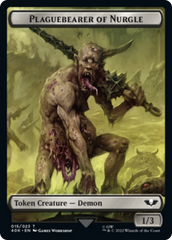 Spawn // Plaguebearer of Nurgle Double-Sided (Surge Foil) [Warhammer 40,000 Tokens] | Total Play
