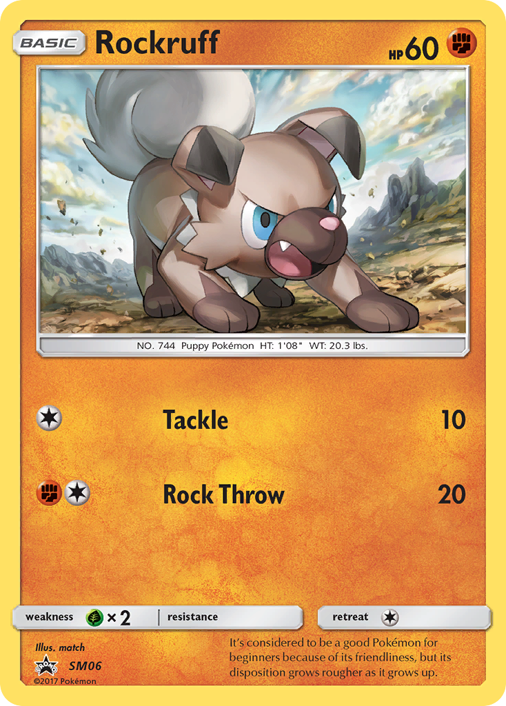 Rockruff (SM06) [Sun & Moon: Black Star Promos] | Total Play