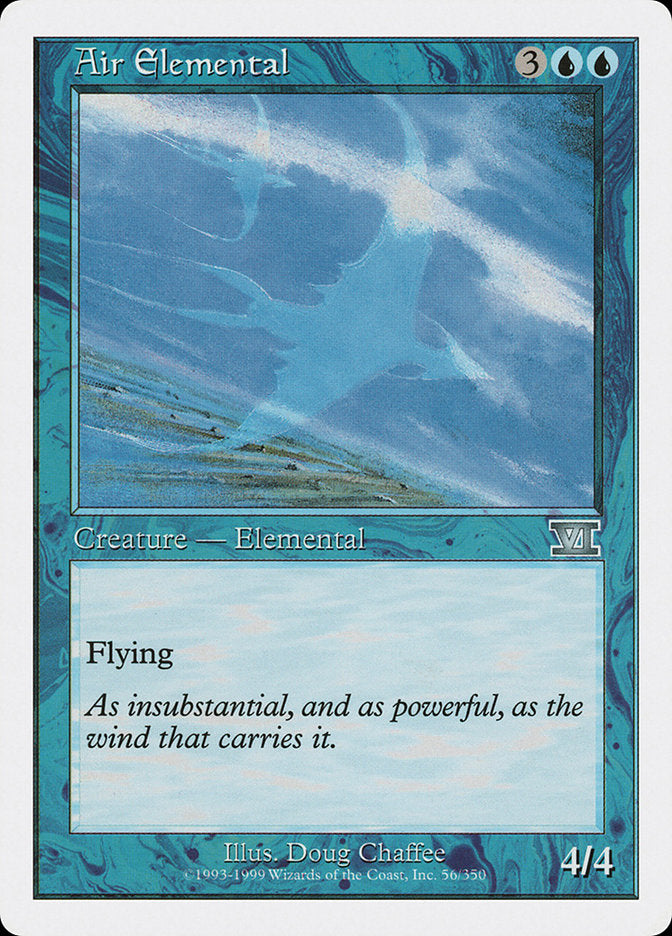 Air Elemental [Classic Sixth Edition] | Total Play