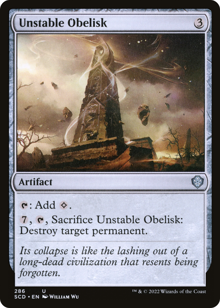 Unstable Obelisk [Starter Commander Decks] | Total Play