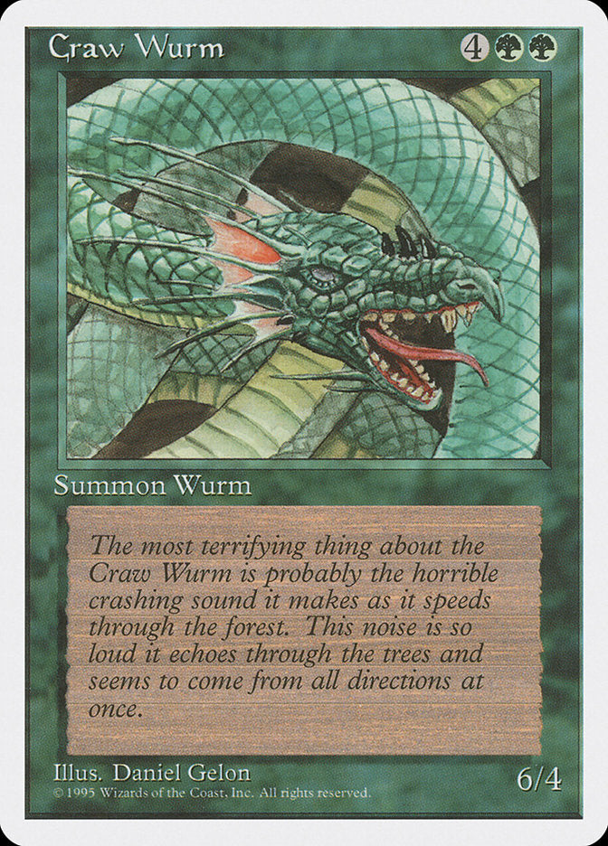 Craw Wurm [Fourth Edition] | Total Play