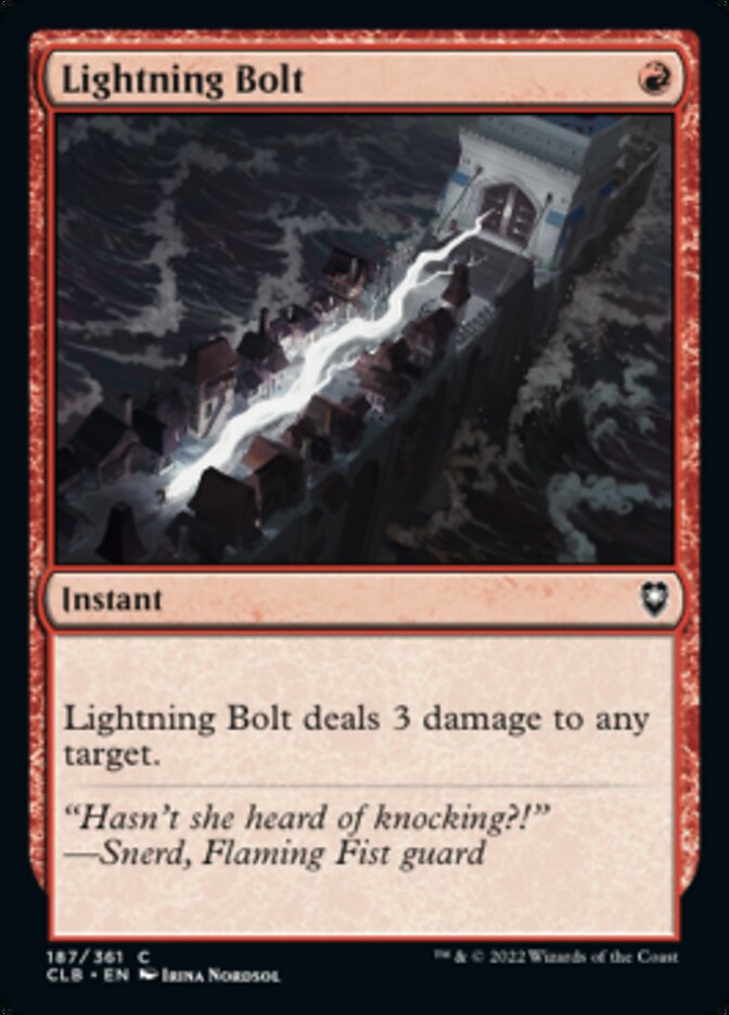 Lightning Bolt [Commander Legends: Battle for Baldur's Gate] | Total Play