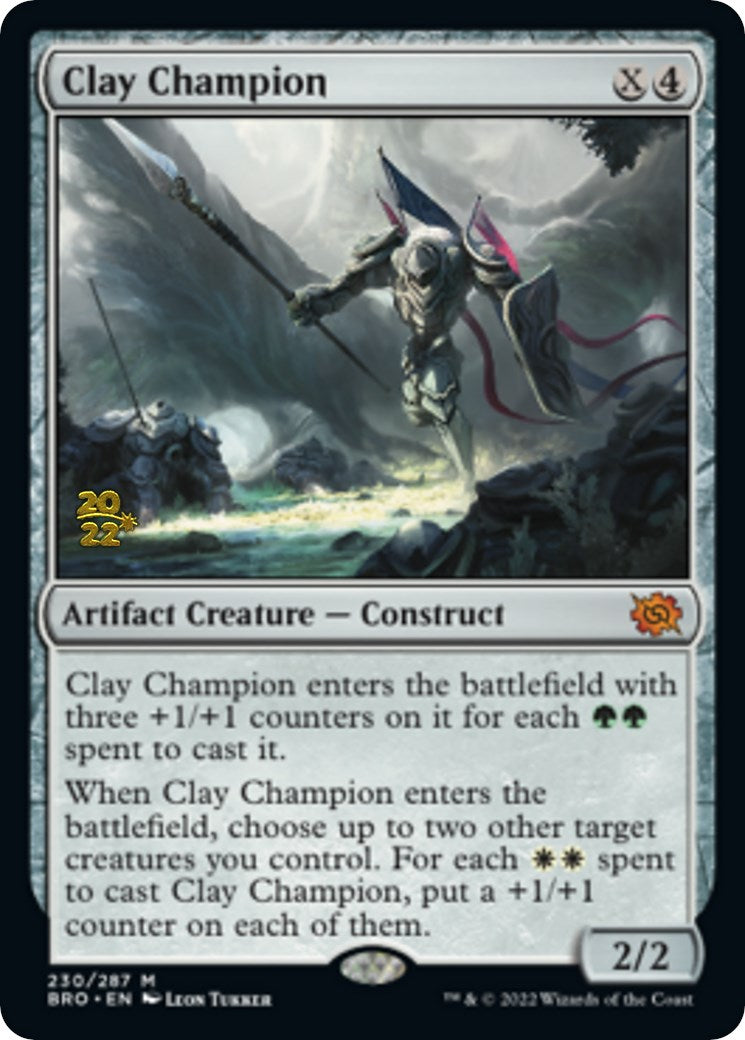 Clay Champion [The Brothers' War Prerelease Promos] | Total Play