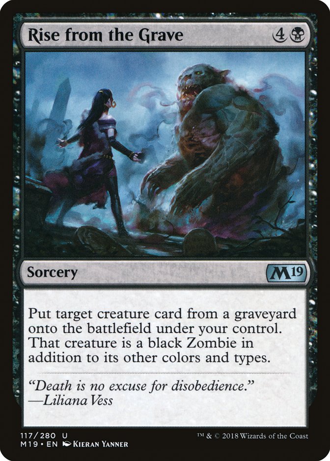 Rise from the Grave [Core Set 2019] | Total Play