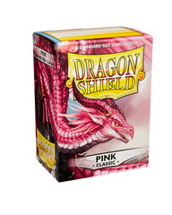 Dragon Shield: Standard 100ct Sleeves - Pink (Classic) | Total Play
