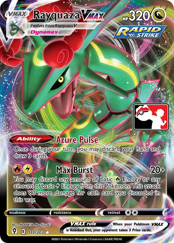 Rayquaza VMAX (111/203) [Prize Pack Series One] | Total Play