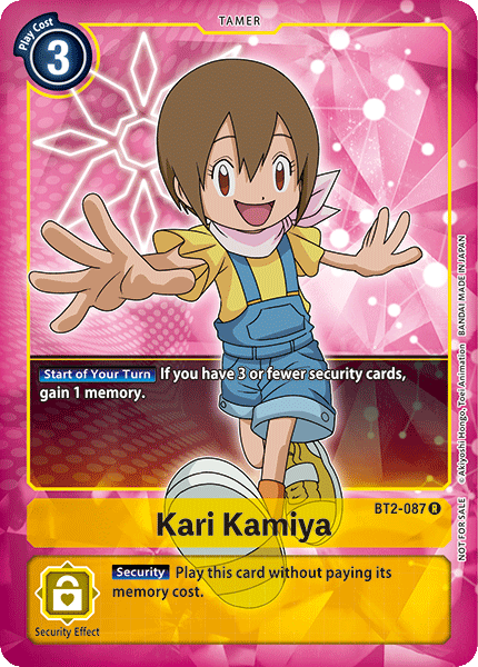 Kari Kamiya [BT2-087] (Buy-A-Box Promo) [Release Special Booster Ver.1.0 Promos] | Total Play