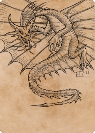 Ancient Gold Dragon Art Card (44) [Commander Legends: Battle for Baldur's Gate Art Series] | Total Play