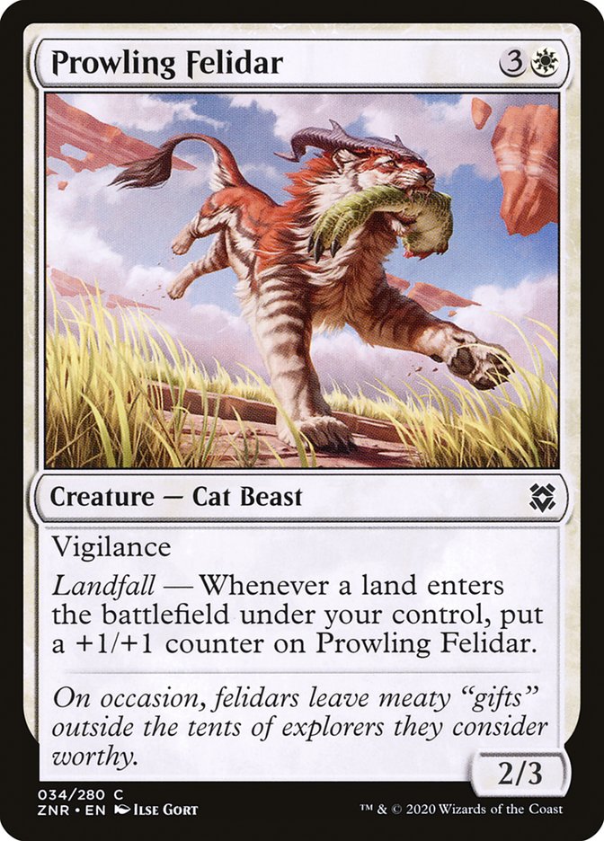 Prowling Felidar [Zendikar Rising] | Total Play