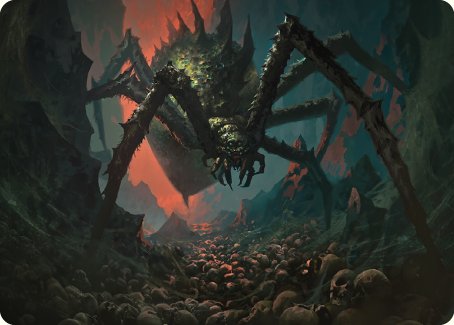 Shelob, Child of Ungoliant Art Card [The Lord of the Rings: Tales of Middle-earth Art Series] | Total Play