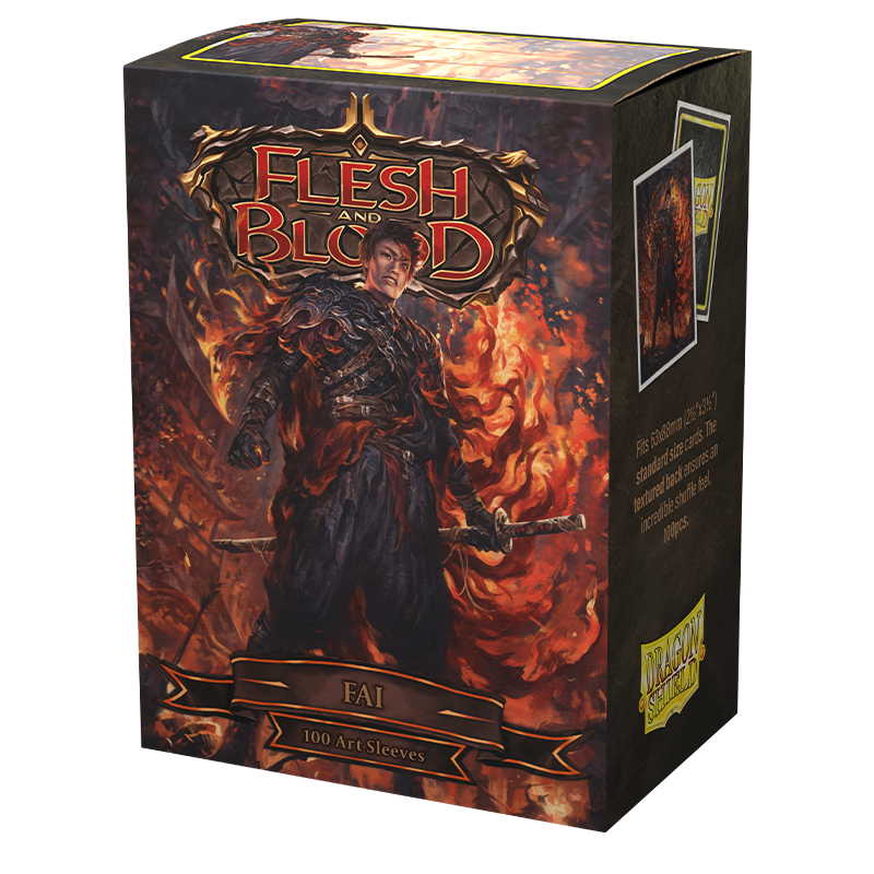 Dragon Shield: Standard 100ct Art Sleeves - Flesh and Blood (Fai) | Total Play