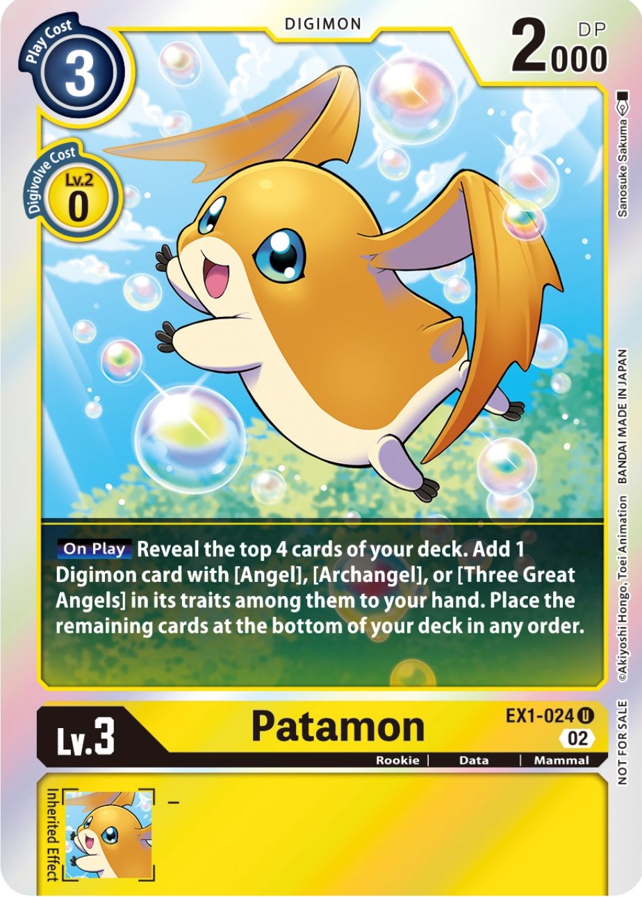 Patamon [EX1-024] (Official Tournament Pack Vol.8) [Classic Collection Promos] | Total Play