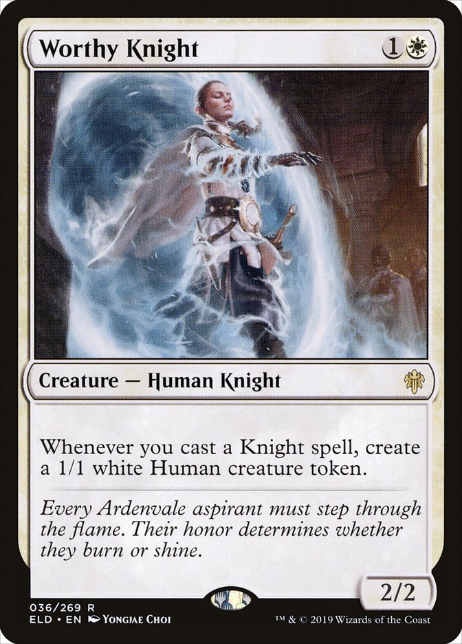 Worthy Knight [Throne of Eldraine] | Total Play