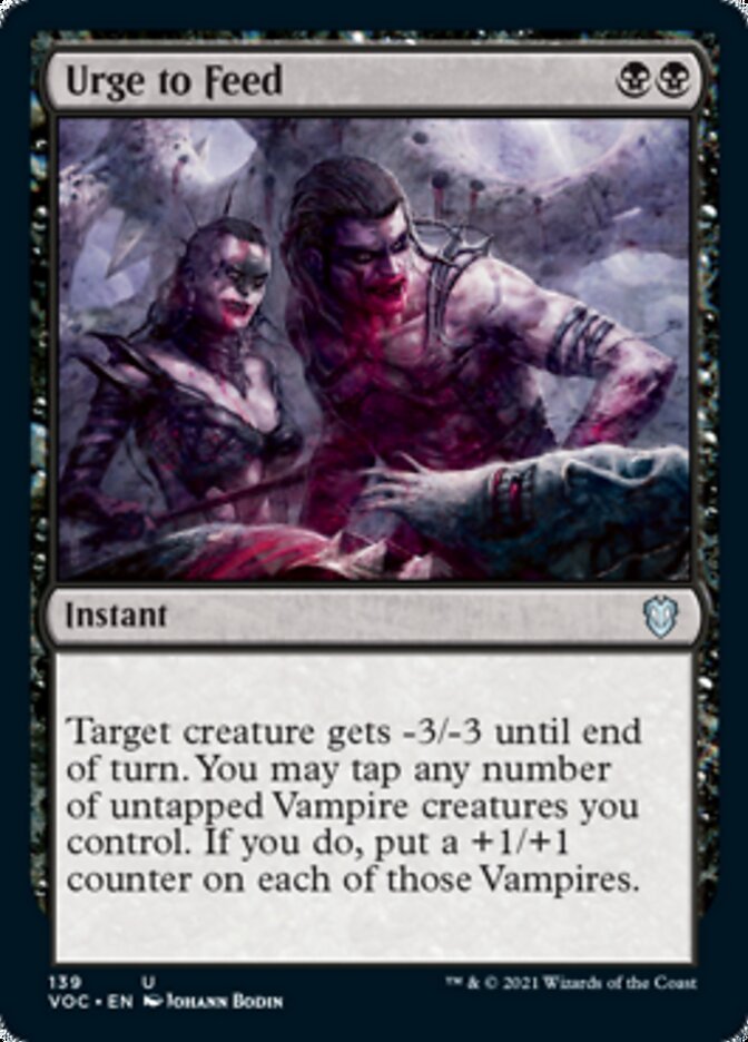 Urge to Feed [Innistrad: Crimson Vow Commander] | Total Play