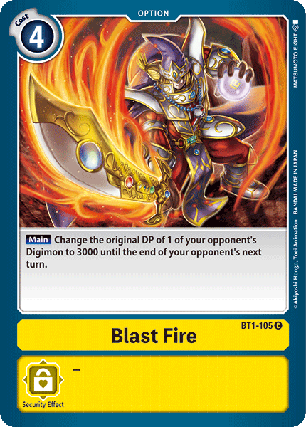 Blast Fire [BT1-105] [Release Special Booster Ver.1.0] | Total Play