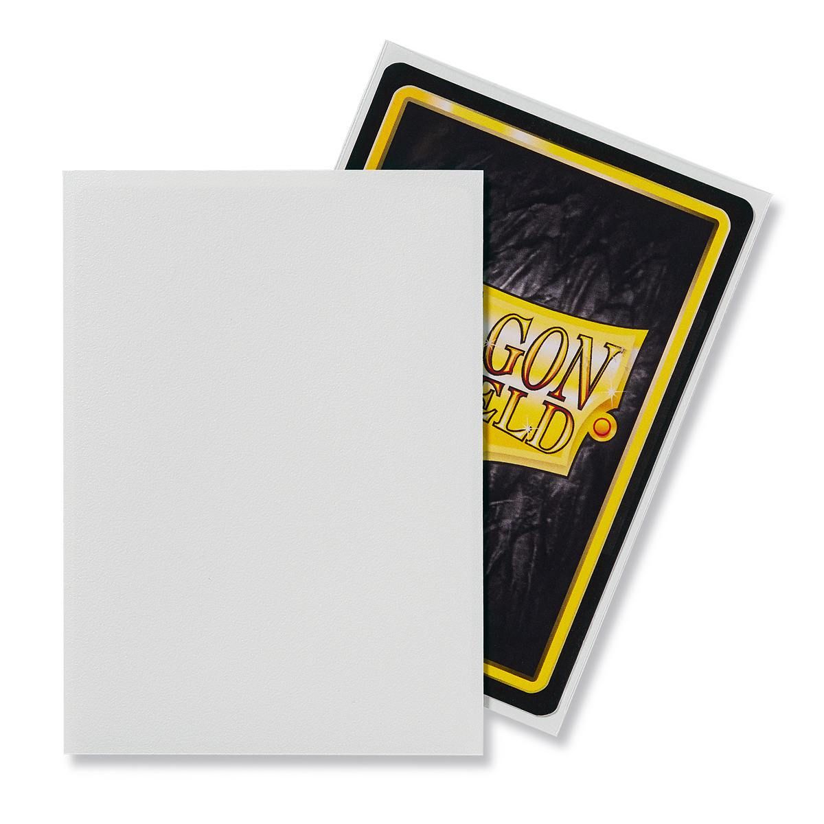 Dragon Shield: Standard 60ct Sleeves - White (Matte) | Total Play