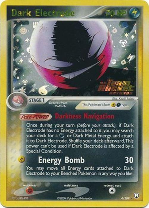 Dark Electrode (4/109) (Stamped) [EX: Team Rocket Returns] | Total Play