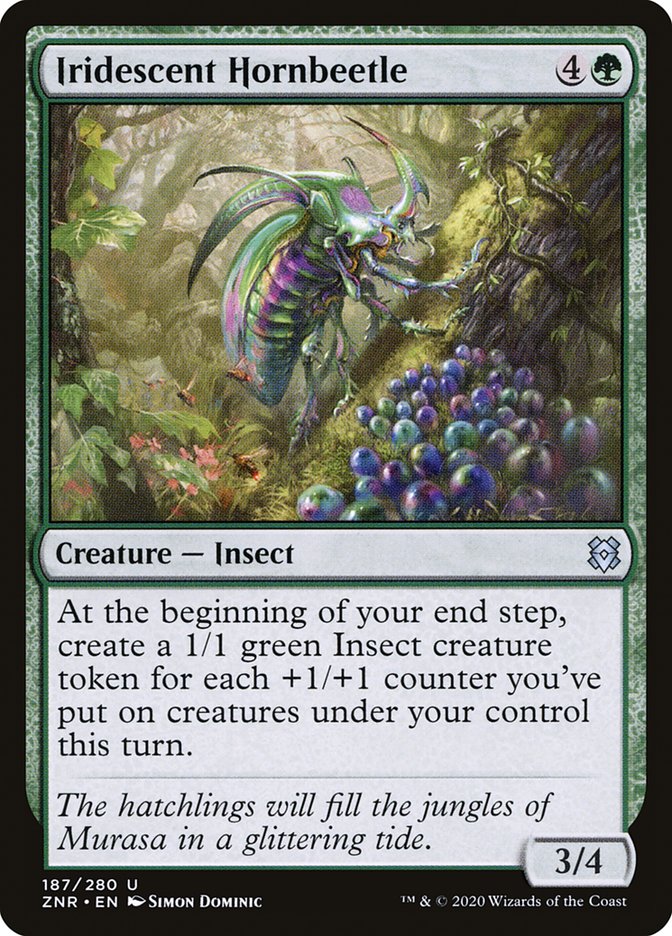 Iridescent Hornbeetle [Zendikar Rising] | Total Play