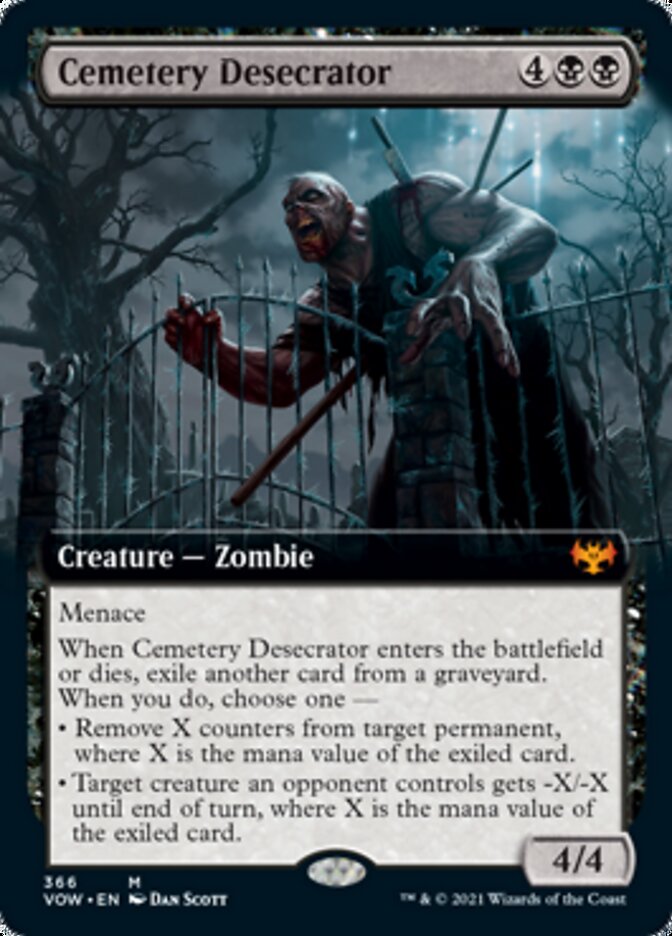 Cemetery Desecrator (Extended Art) [Innistrad: Crimson Vow] | Total Play