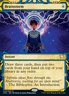 Brainstorm (Foil Etched) [Strixhaven: School of Mages Mystical Archive] | Total Play