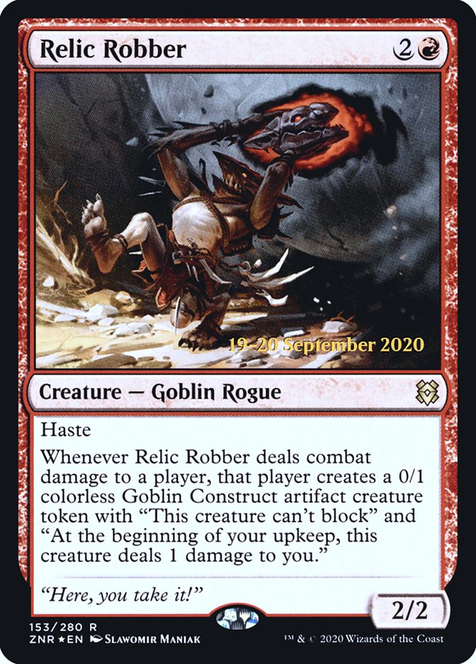 Relic Robber [Zendikar Rising Prerelease Promos] | Total Play