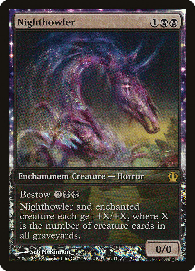 Nighthowler (Game Day) (Extended Art) [Theros Promos] | Total Play