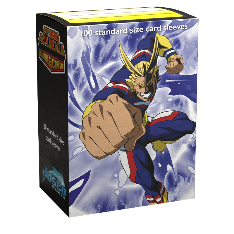 Dragon Shield: Standard 100ct Art Sleeves - My Hero Academia (All Might Punch) | Total Play