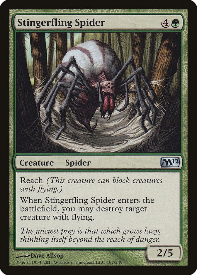 Stingerfling Spider [Magic 2012] | Total Play